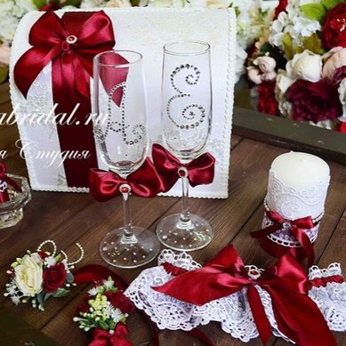 Свадебные свечи B115277 - Свадебные аксессуары Bella Bridal